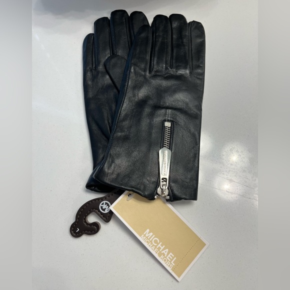 Michael Kors Leather Gloves - Picture 1 of 4